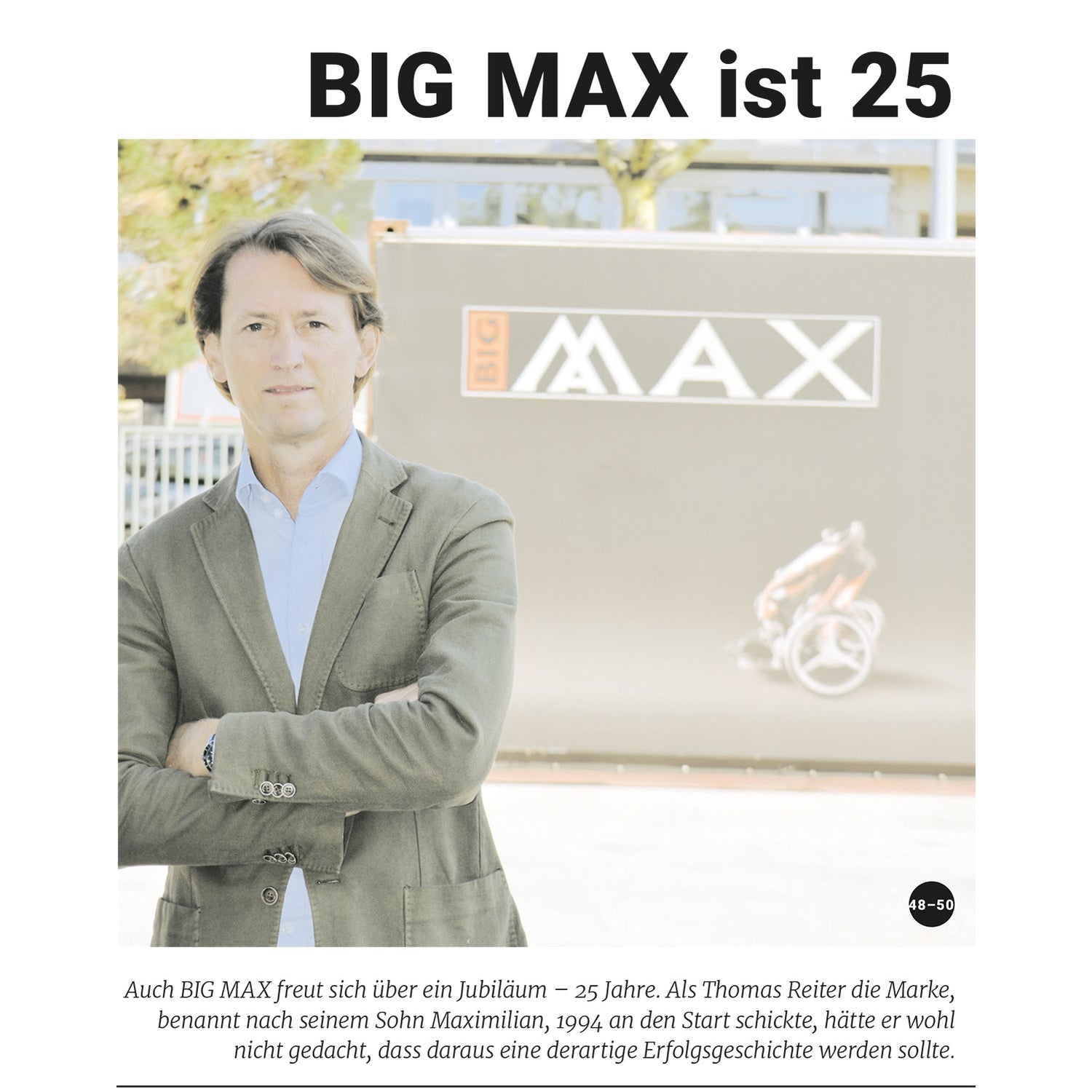 25 years of BIG MAX - we're celebrating a birthday!