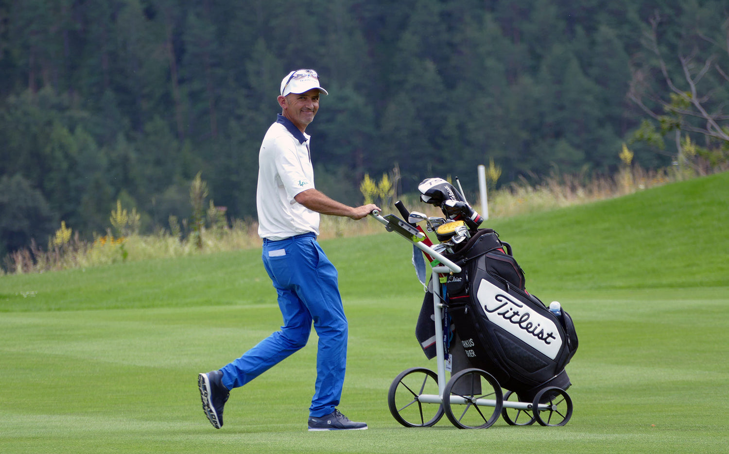 BIG MAX E-Trolley spotted on the European Tour
